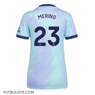 Camiseta Arsenal Mikel Merino #23 Tercera Equipación para mujer 2024-25 manga corta Camiseta Arsenal Mikel Merino #23 Tercera Equipación para mujer 2024-25 manga corta